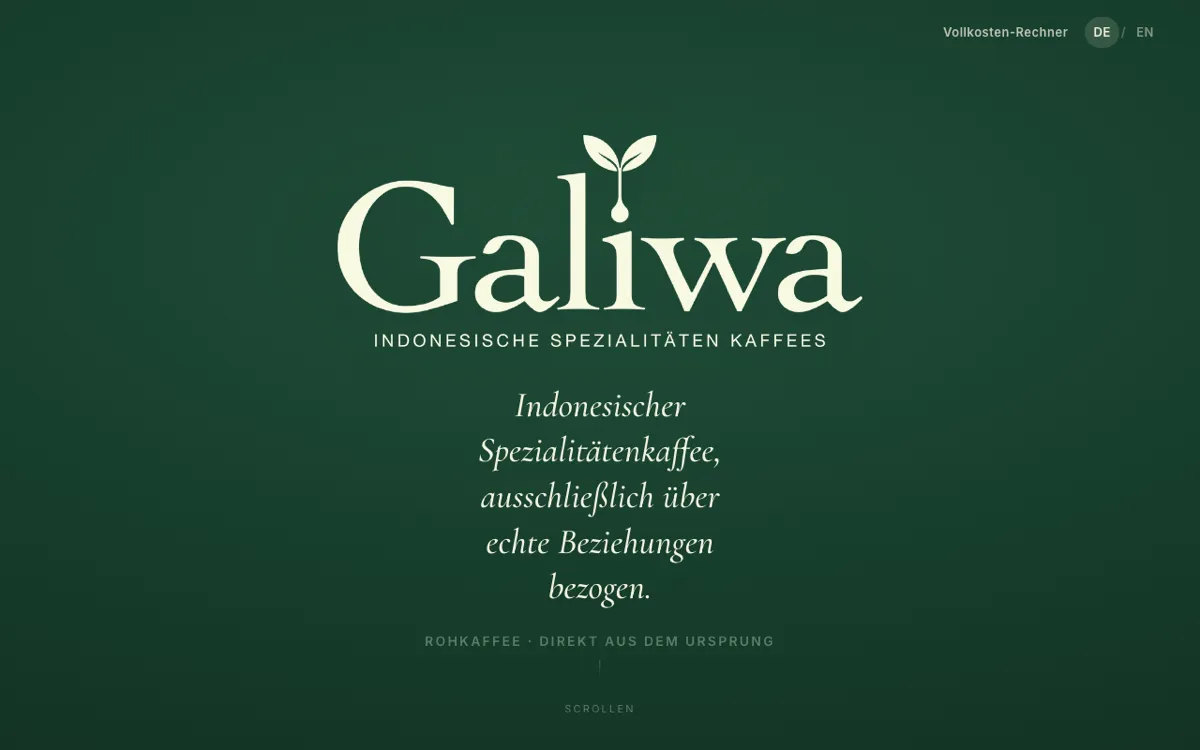 Startseite von galiwa.de